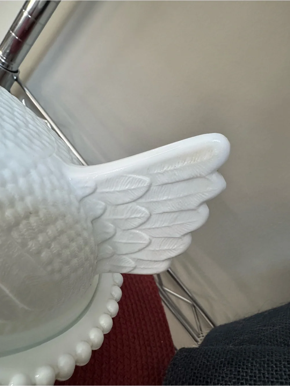 Indiana Glass White Milk Glass Hen on Nest